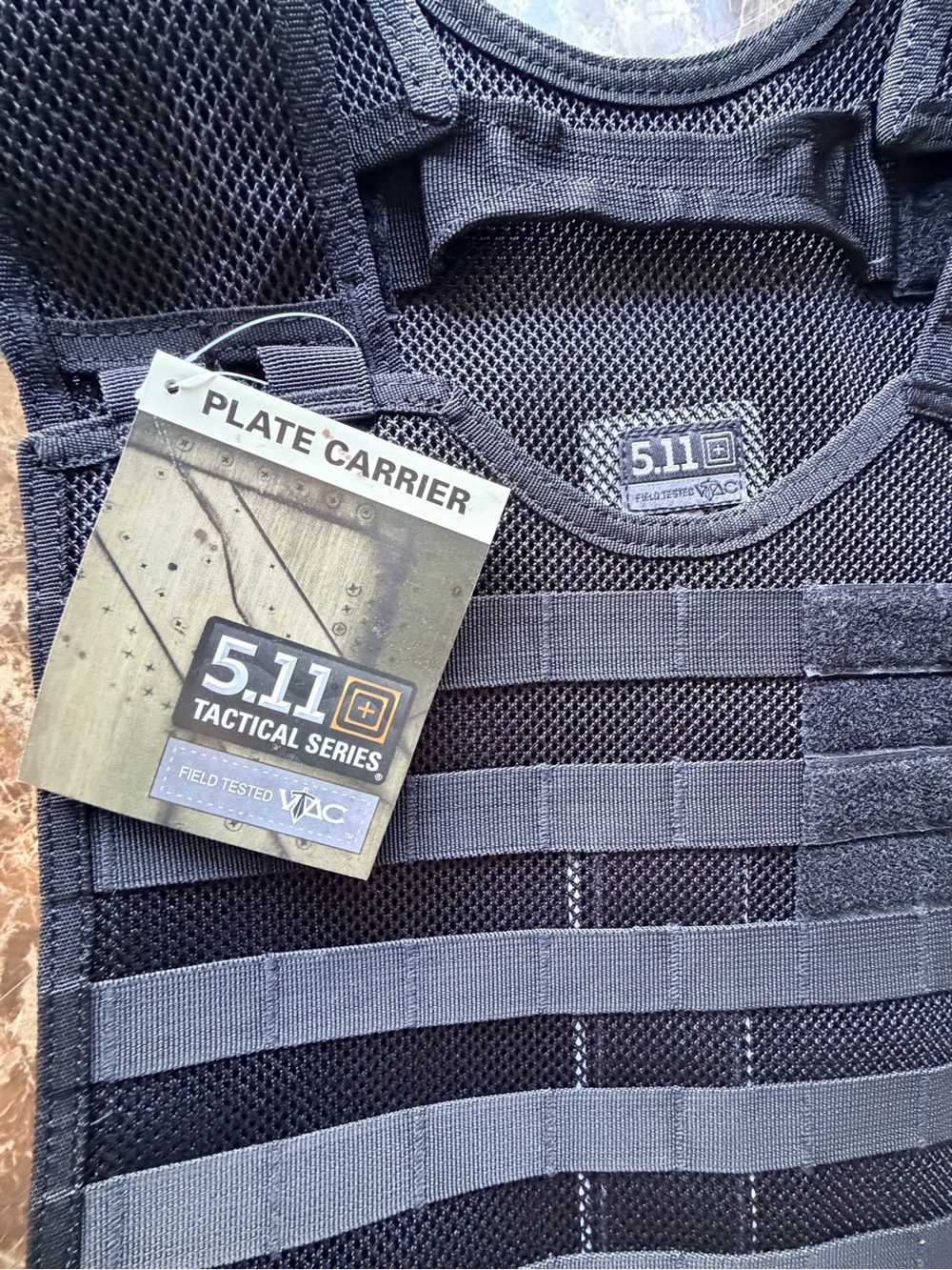 5.11 Tactical Plate Carrier Vest - Black